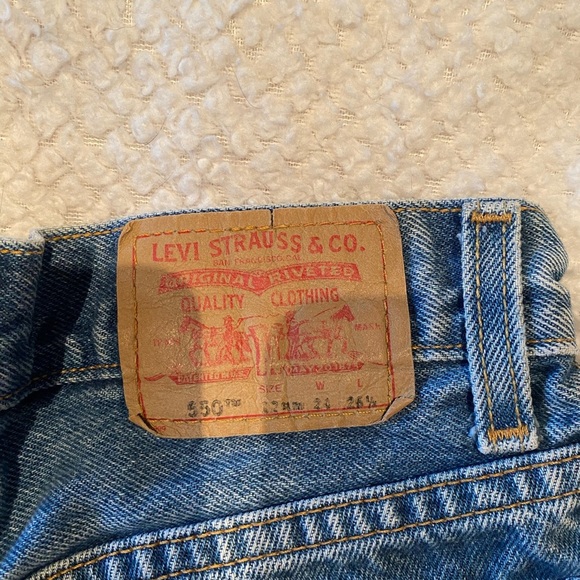Levi's Distressed High-Waisted Shorts - Picture 3 of 4